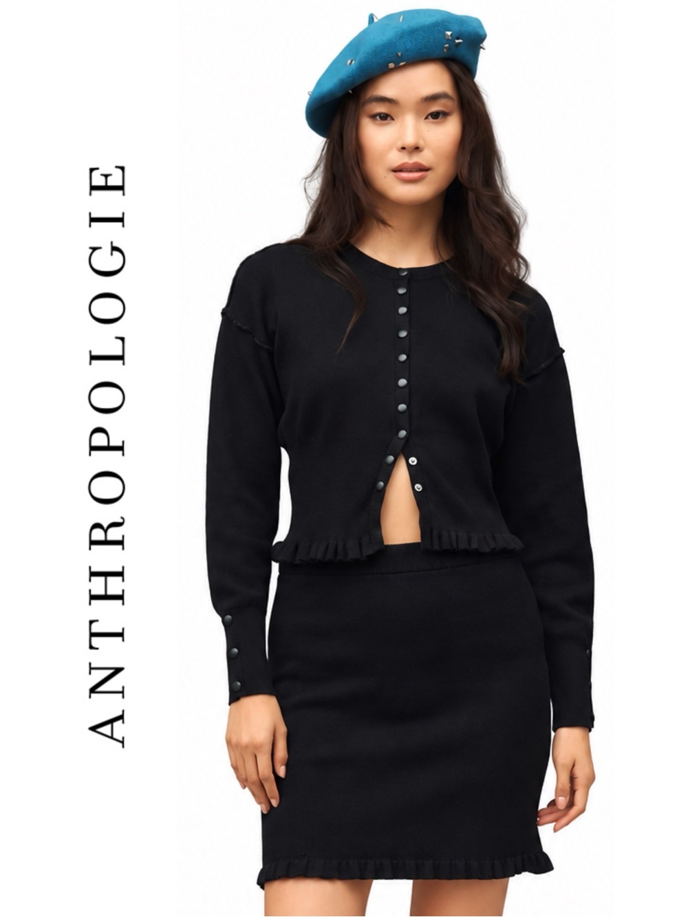 Anthropologie Pilcro Modern Knit Mini Skirt